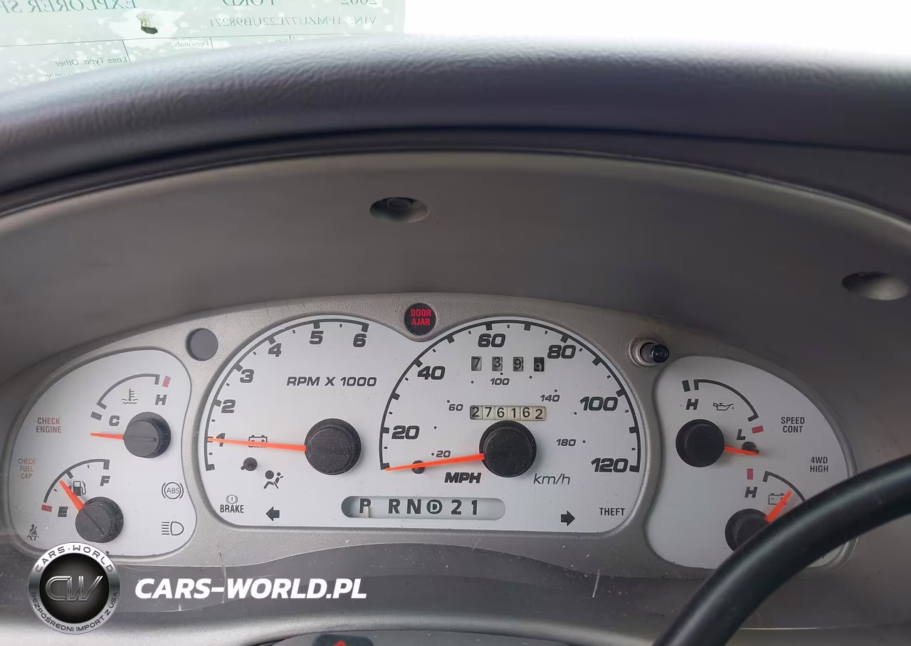 2002 Ford Explorer Sport Trac VIN:1FMZU77E22UB98271 - 7