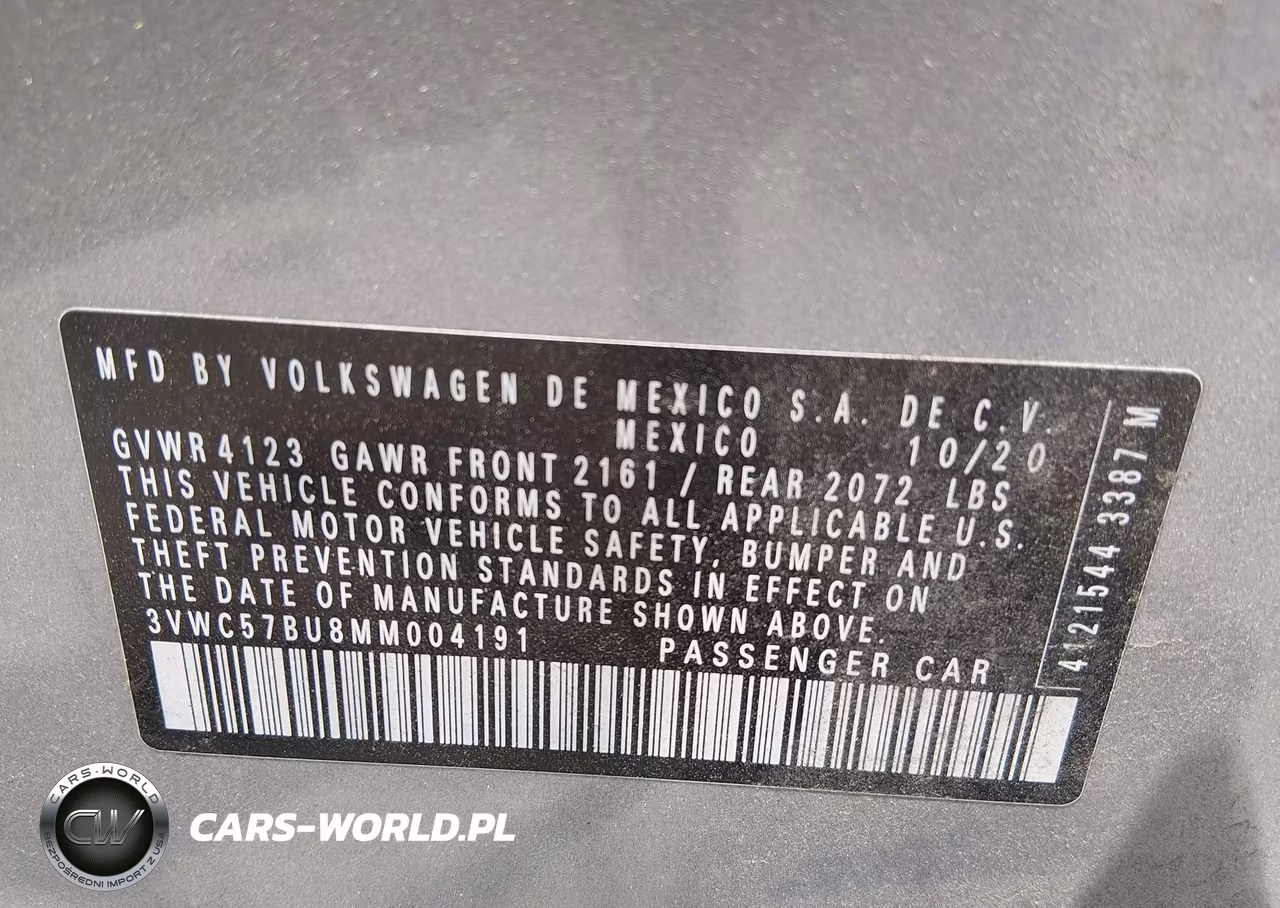 2021 Volkswagen Jetta 1.4T R-Line-1.4T S-1.4T Se VIN:3VWC57BU8MM004191 - 9