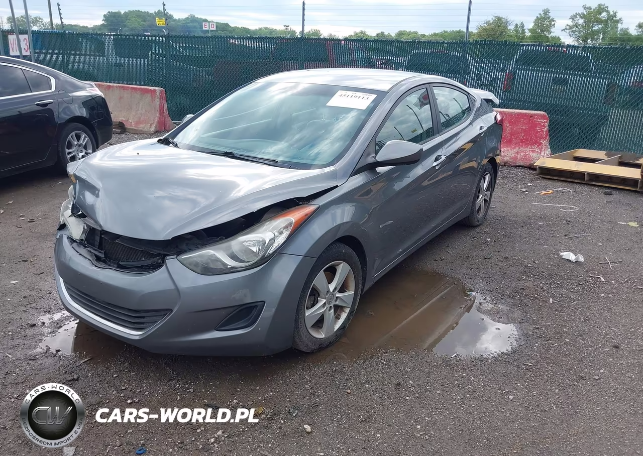 2013 Hyundai Elantra Gls VIN:5NPDH4AE7DH316452 - 2