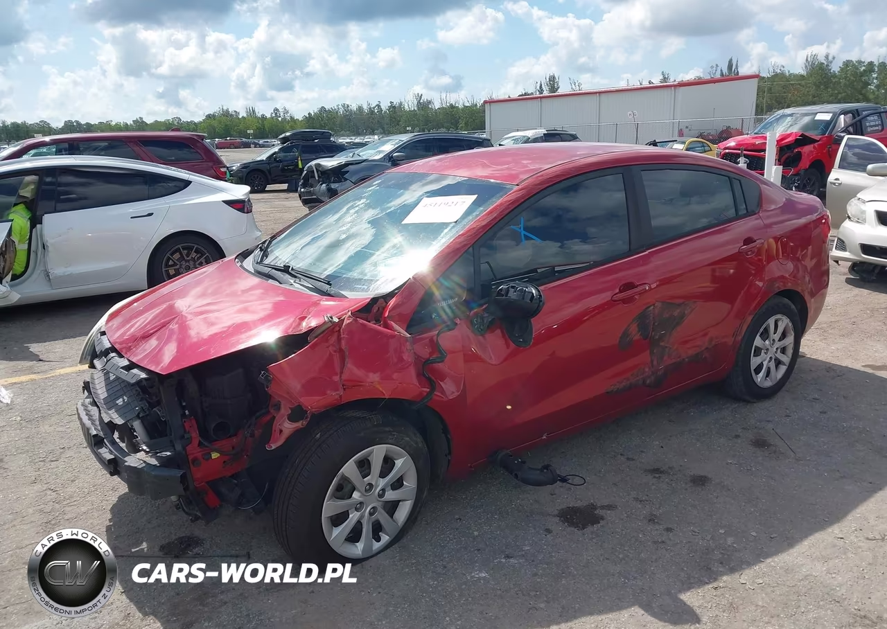 2015 Kia Rio Lx VIN:KNADM4A37F6491207 - 2