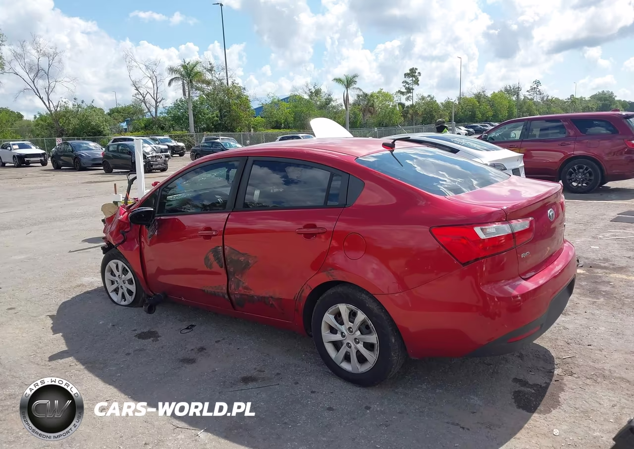 2015 Kia Rio Lx VIN:KNADM4A37F6491207 - 3