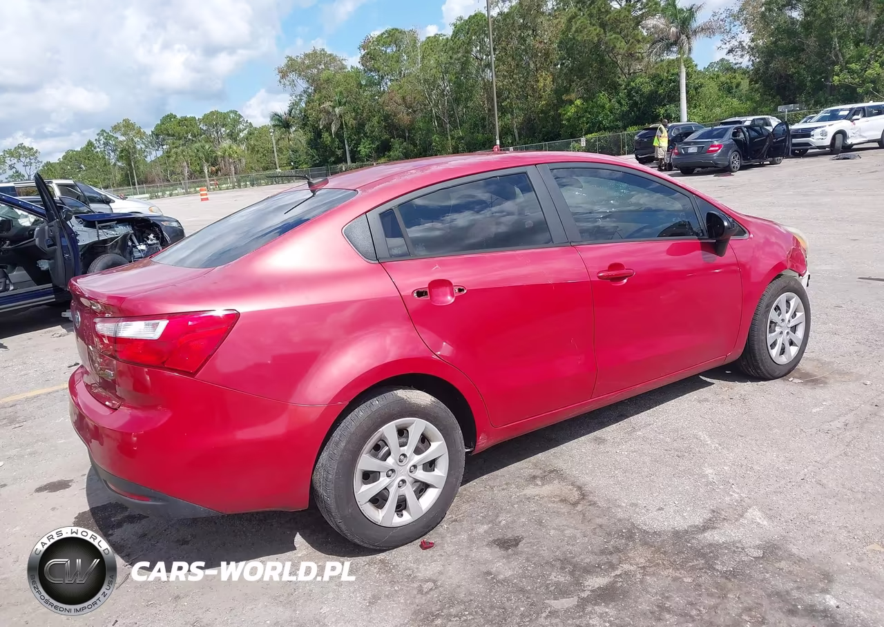 2015 Kia Rio Lx VIN:KNADM4A37F6491207 - 4