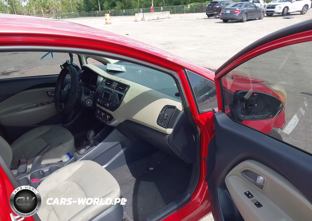 2015 Kia Rio Lx VIN:KNADM4A37F6491207 - 5