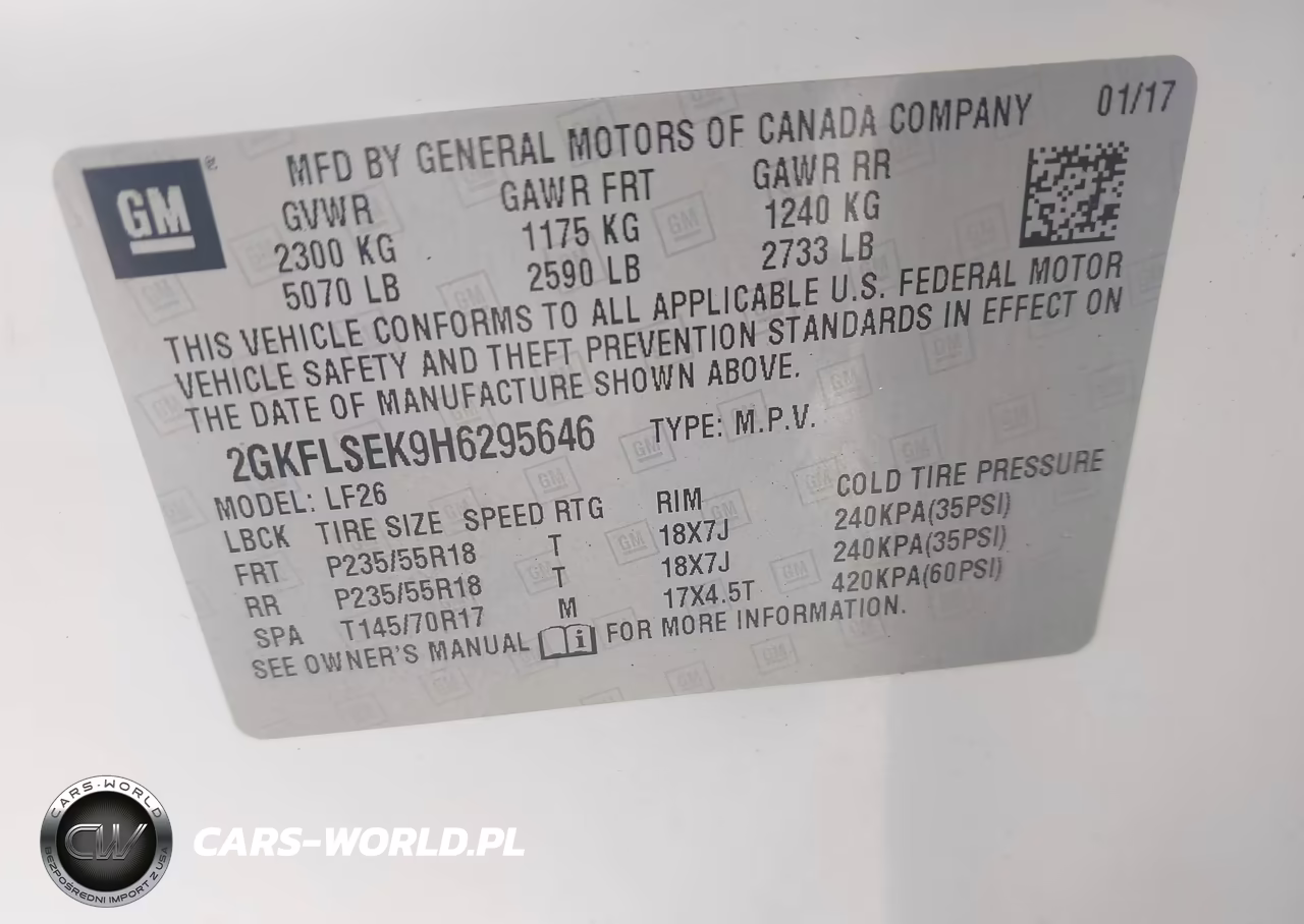2017 GMC Terrain Sle-1 VIN:2GKFLSEK9H6295646 - 9
