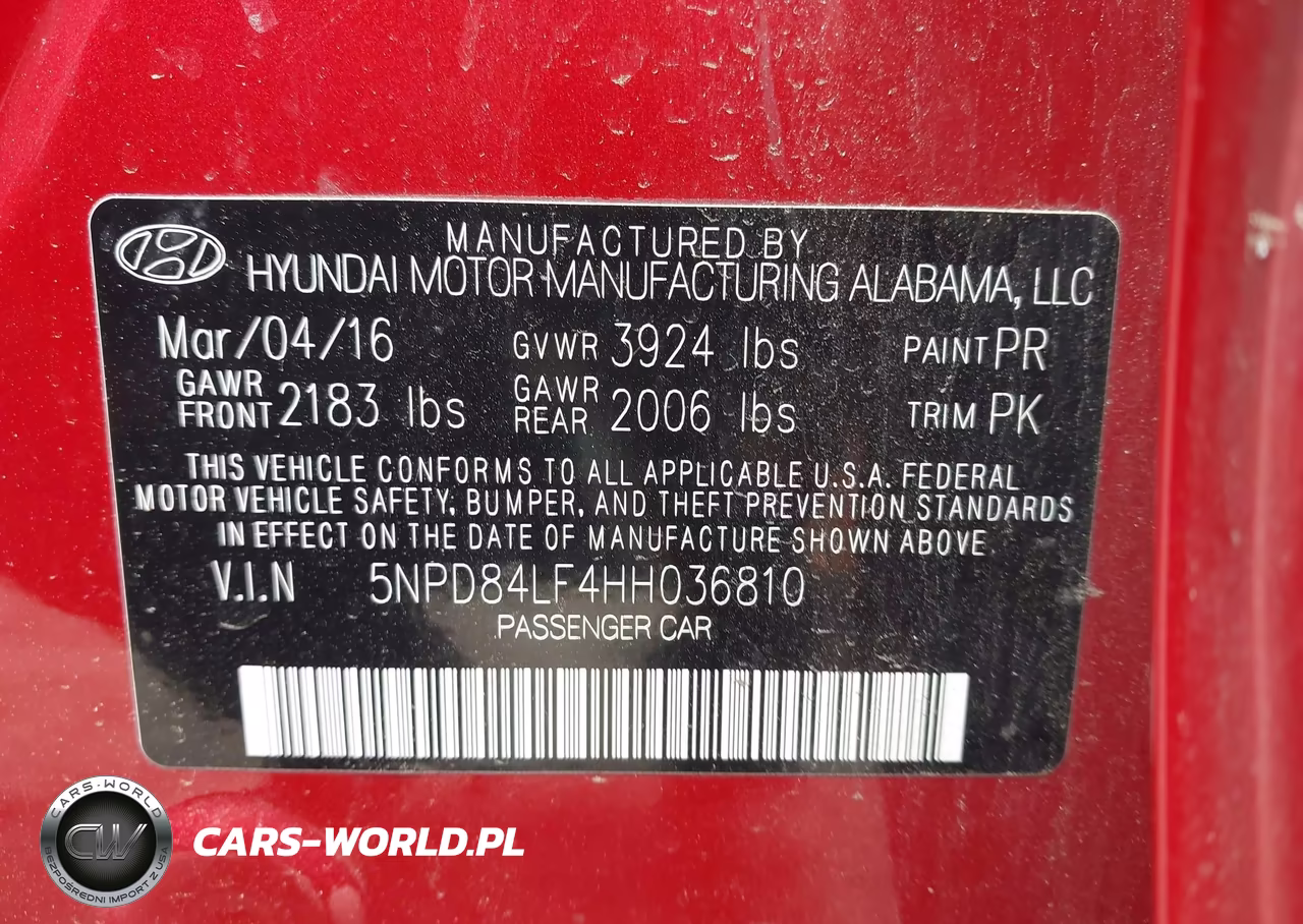 2017 Hyundai Elantra Se VIN:5NPD84LF4HH036810 - 9