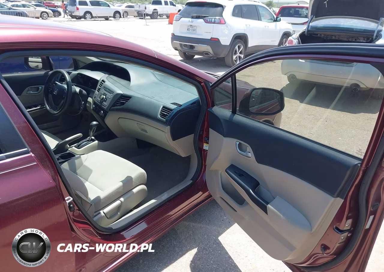 2012 Honda Civic Lx VIN:2HGFB2F59CH533341 - 5
