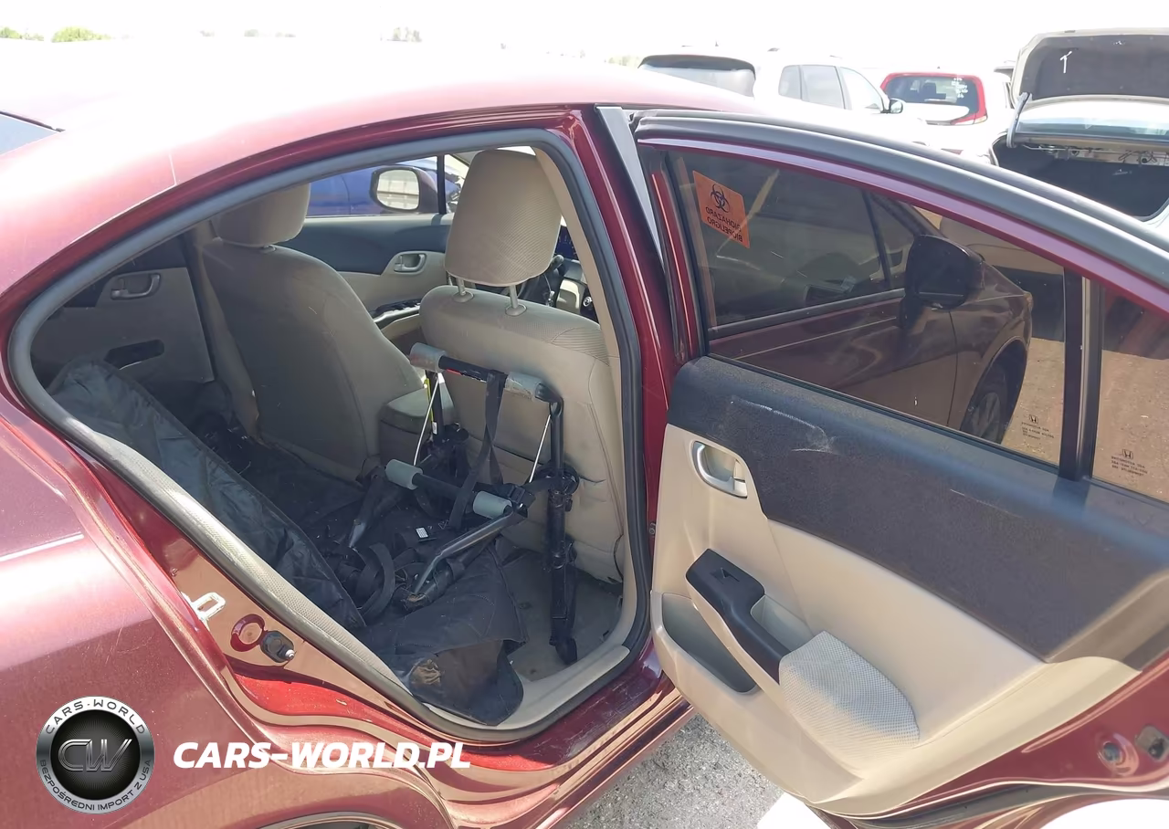2012 Honda Civic Lx VIN:2HGFB2F59CH533341 - 8