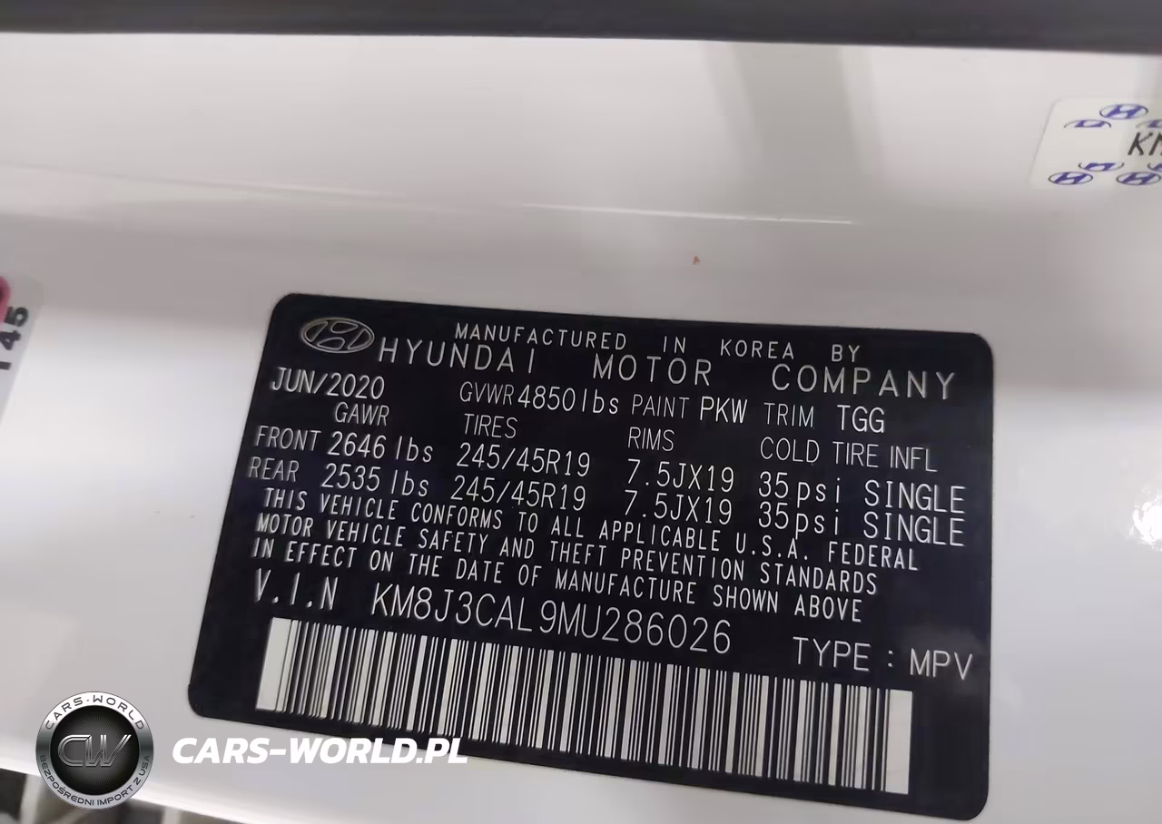 2021 Hyundai Tucson Sport VIN:KM8J3CAL9MU286026 - 9