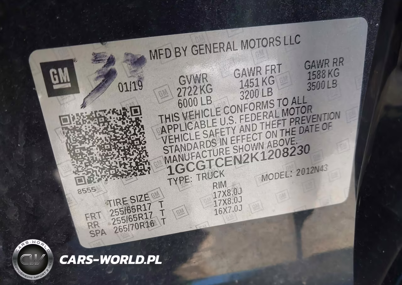 2019 Chevrolet Colorado Lt VIN:1GCGTCEN2K1208230 - 9