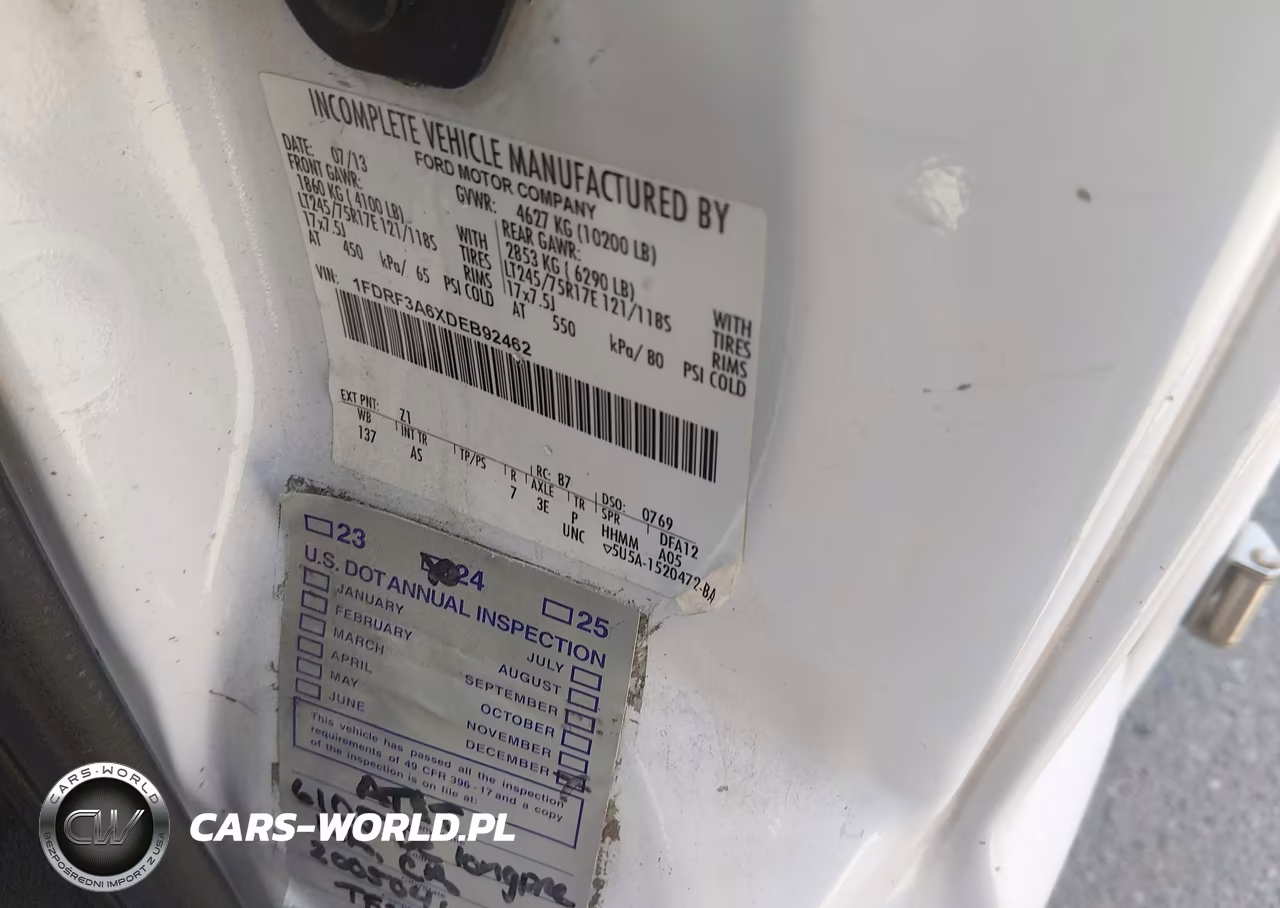 2013 Ford F350 Utility - Service Truck VIN:1FDRF3A6XDEB92462 - 8
