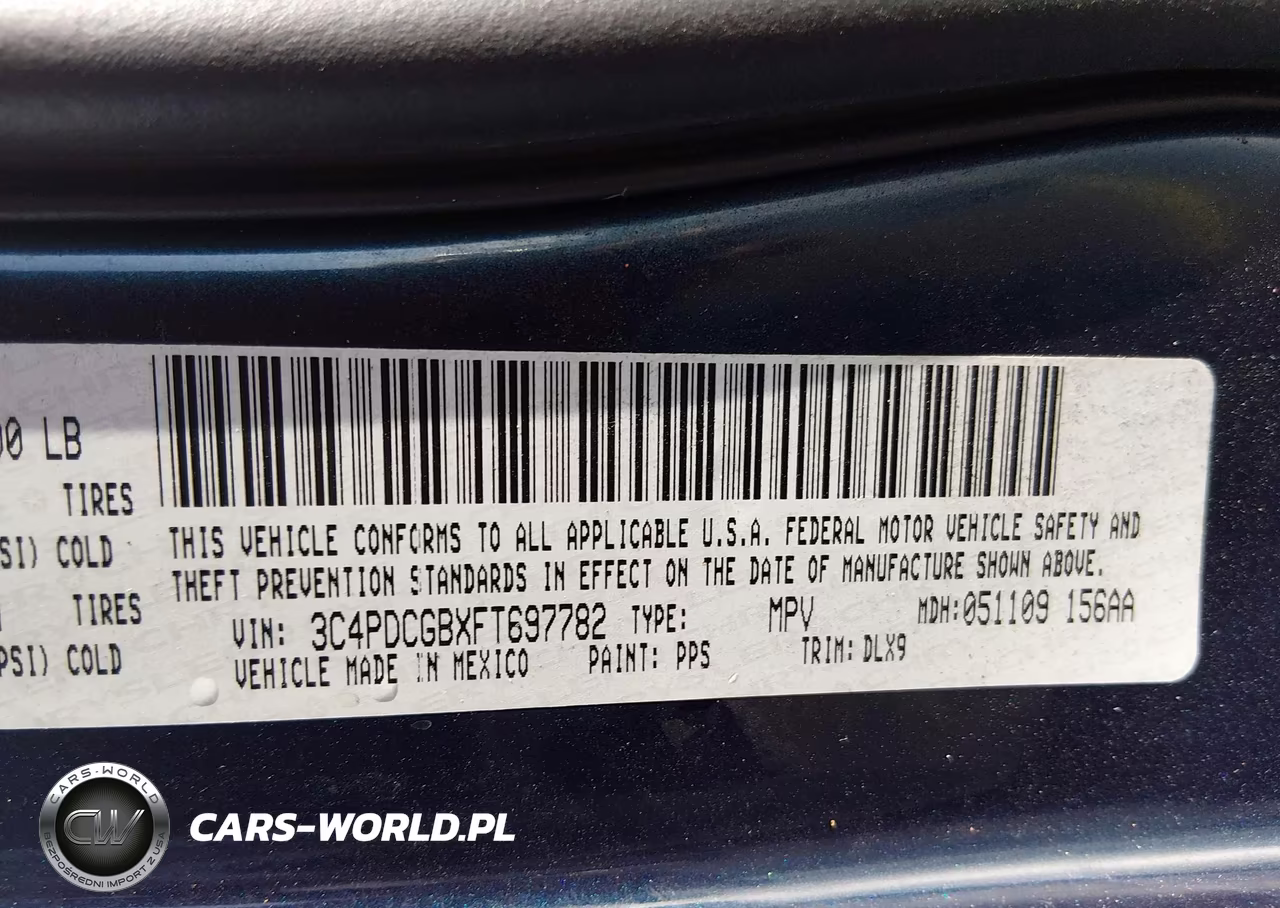 2015 Dodge Journey Crossroad VIN:3C4PDCGBXFT697782 - 9