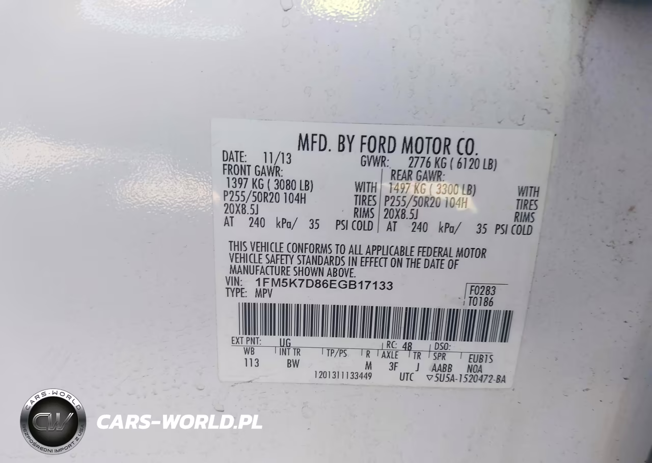 2014 Ford Explorer Xlt VIN:1FM5K7D86EGB17133 - 9