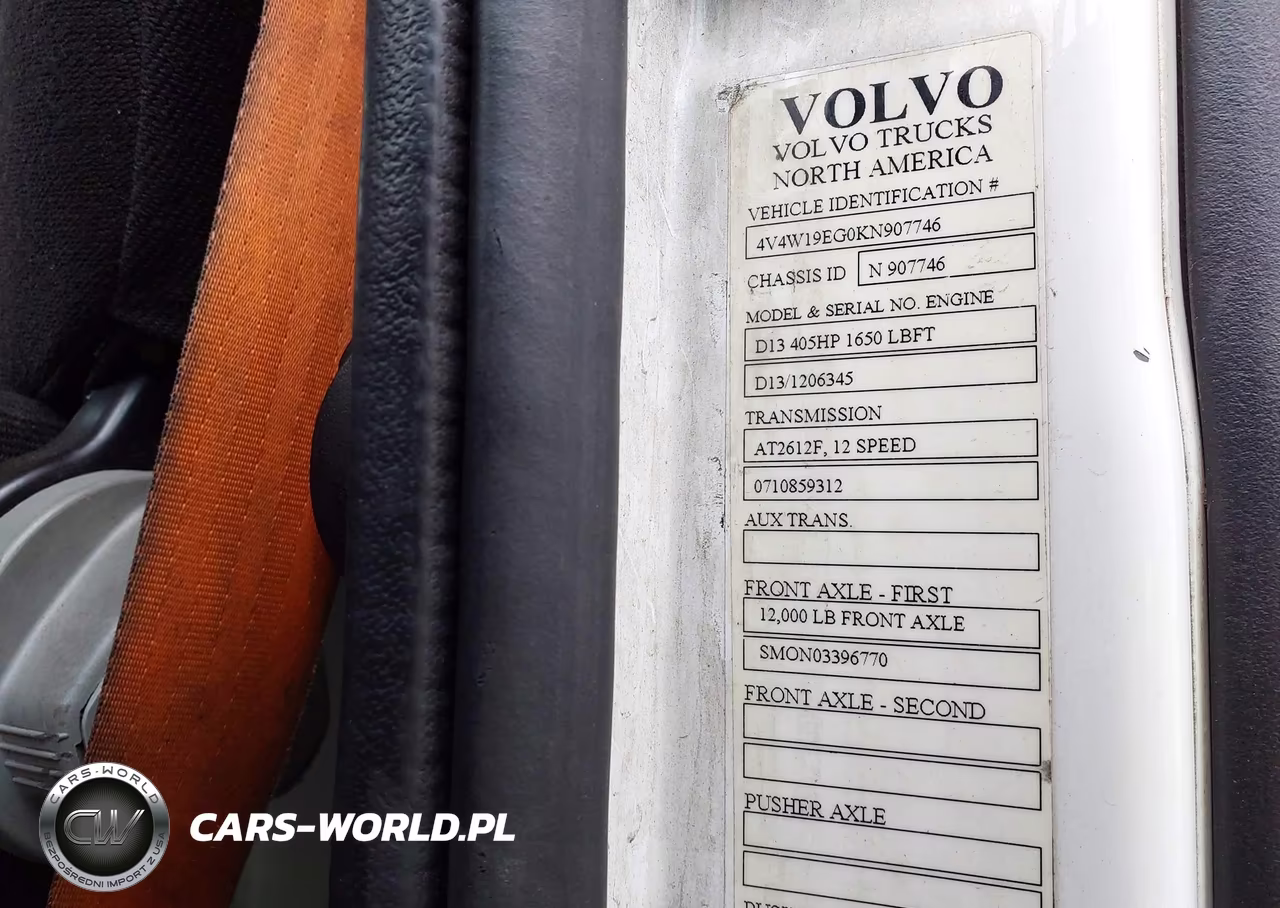 2019 Volvo Vnr VIN:4V4W19EG0KN907746 - 8