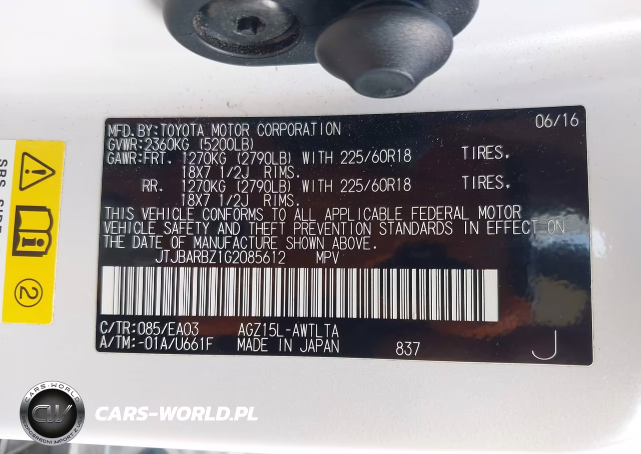2016 Lexus Nx 200T VIN:JTJBARBZ1G2085612 - 9