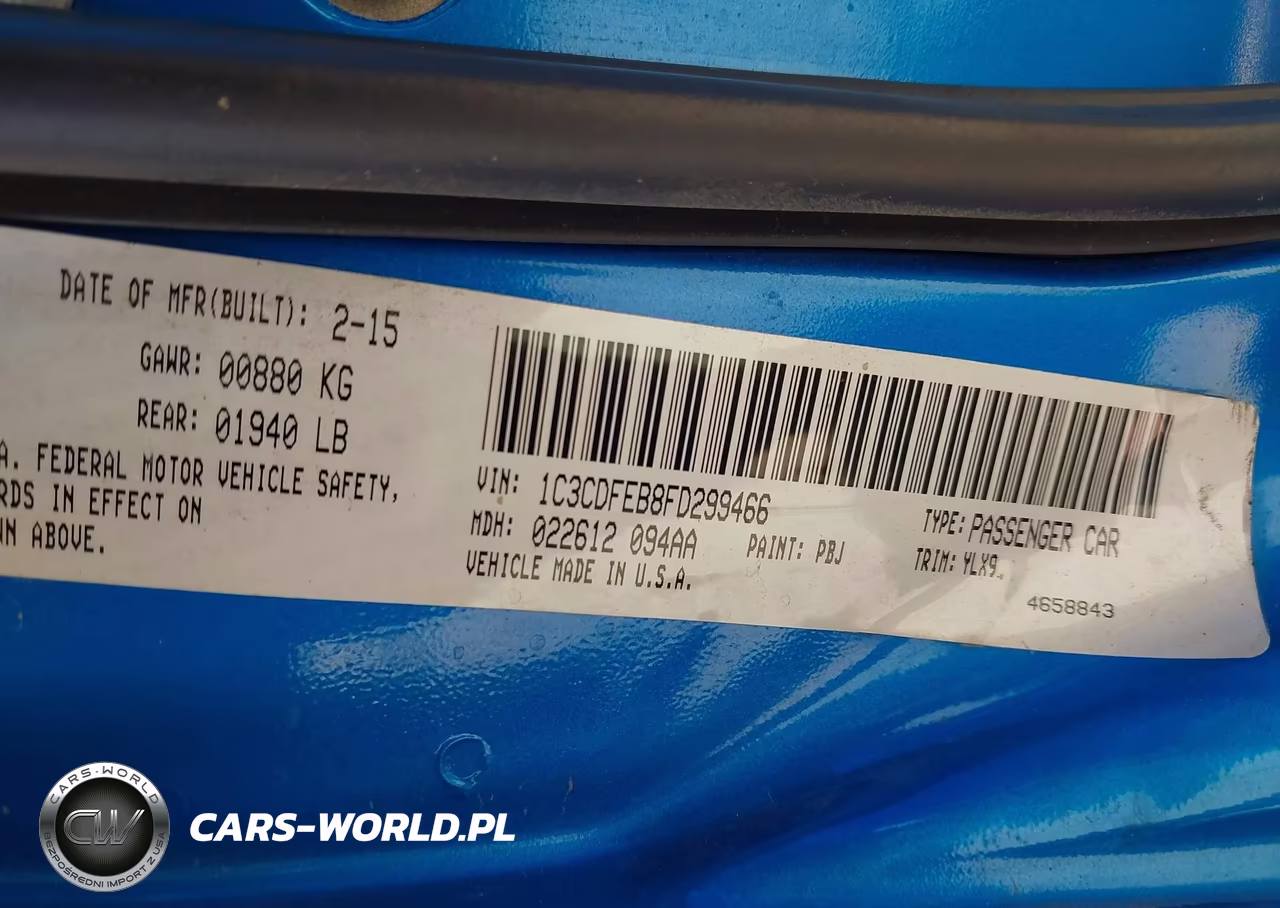 2015 Dodge Dart Gt VIN:1C3CDFEB8FD299466 - 9