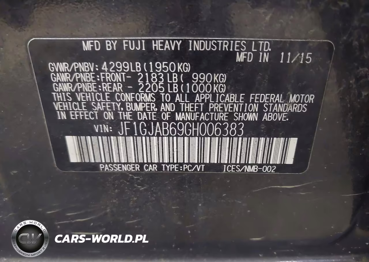 2016 Subaru Impreza 2.0I Premium VIN:JF1GJAB69GH006383 - 9
