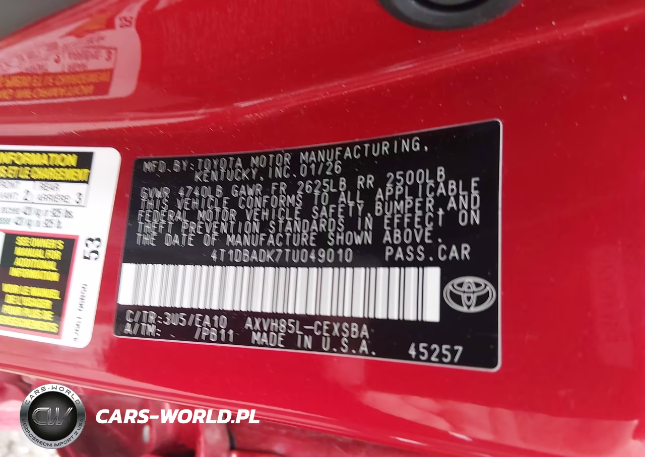 2026 Toyota Camry Se VIN:4T1DBADK7TU049010 - 9