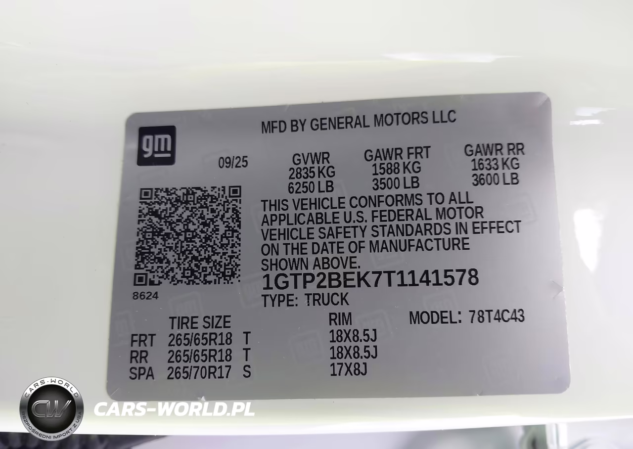 2026 GMC Canyon Elevation, 4Wd VIN:1GTP2BEK7T1141578 - 9