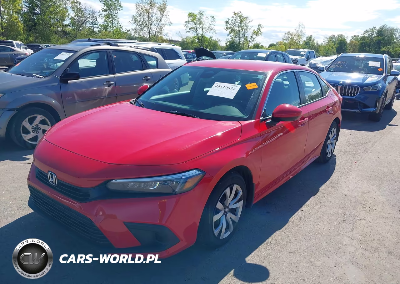 2024 Honda Civic Lx VIN:2HGFE2F24RH556600 - 2