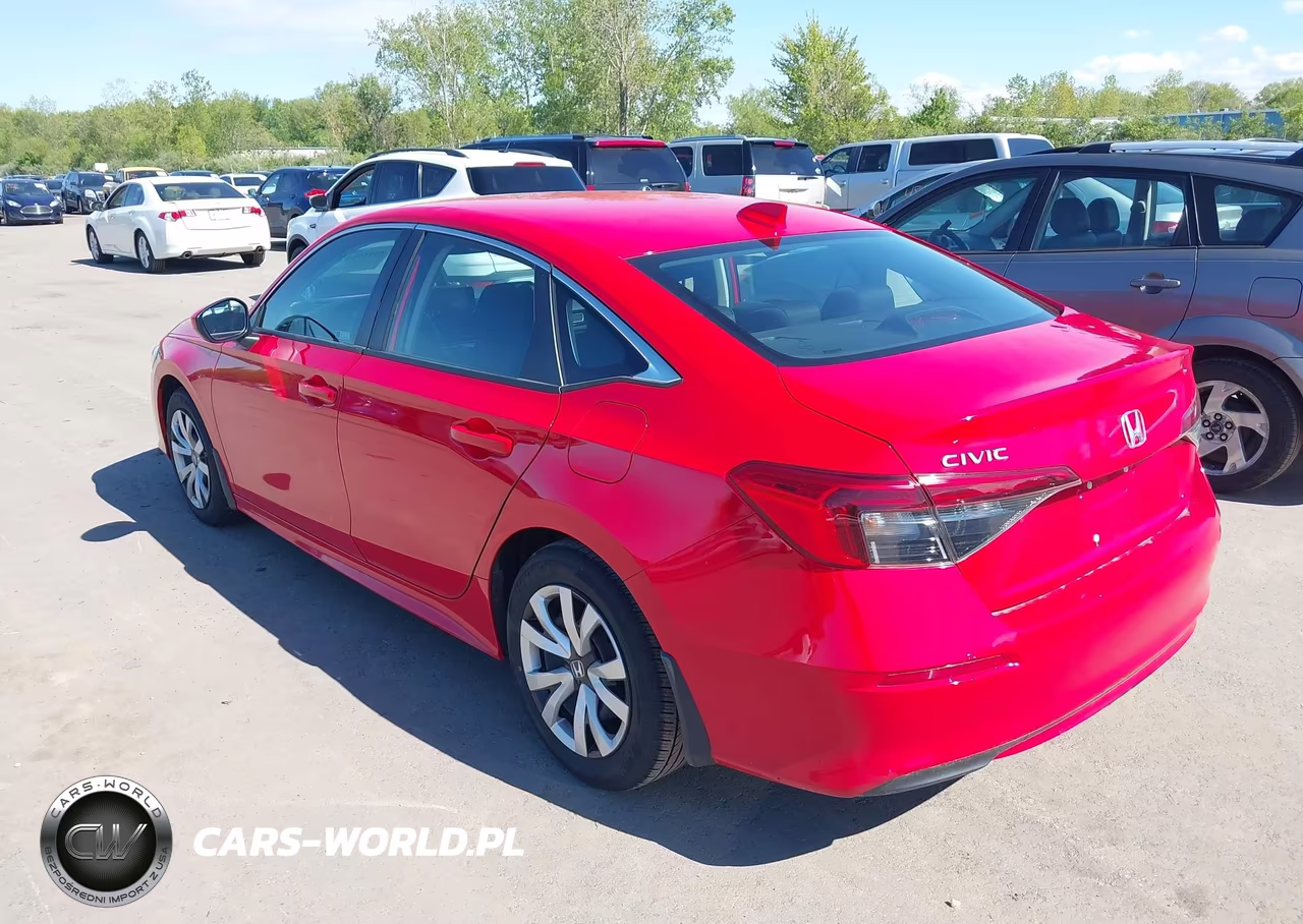 2024 Honda Civic Lx VIN:2HGFE2F24RH556600 - 3