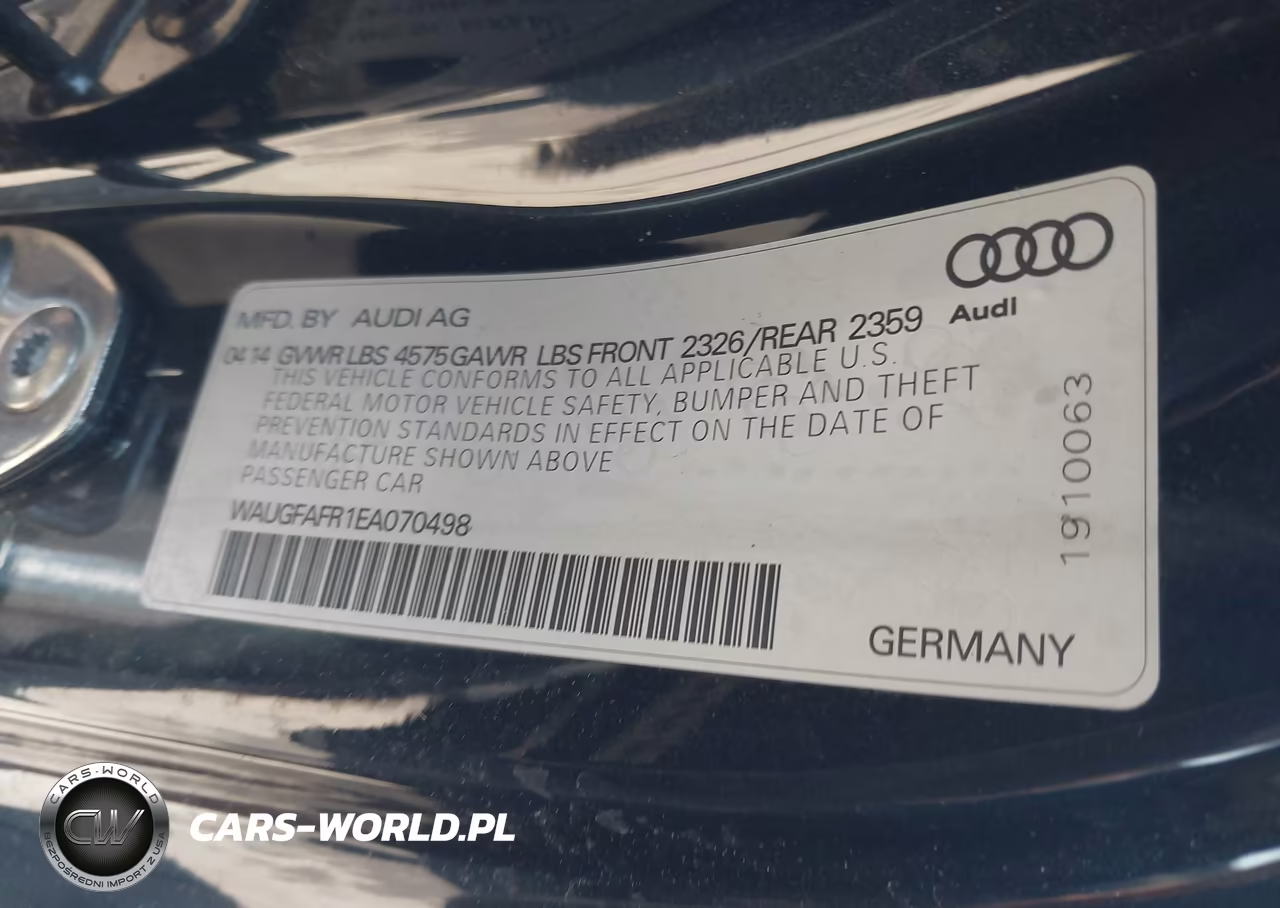 2014 Audi A5 2.0T Premium VIN:WAUGFAFR1EA070498 - 9