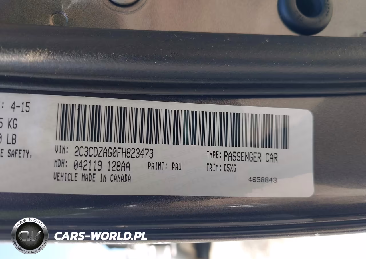 2015 Dodge Challenger Sxt VIN:2C3CDZAG0FH823473 - 9