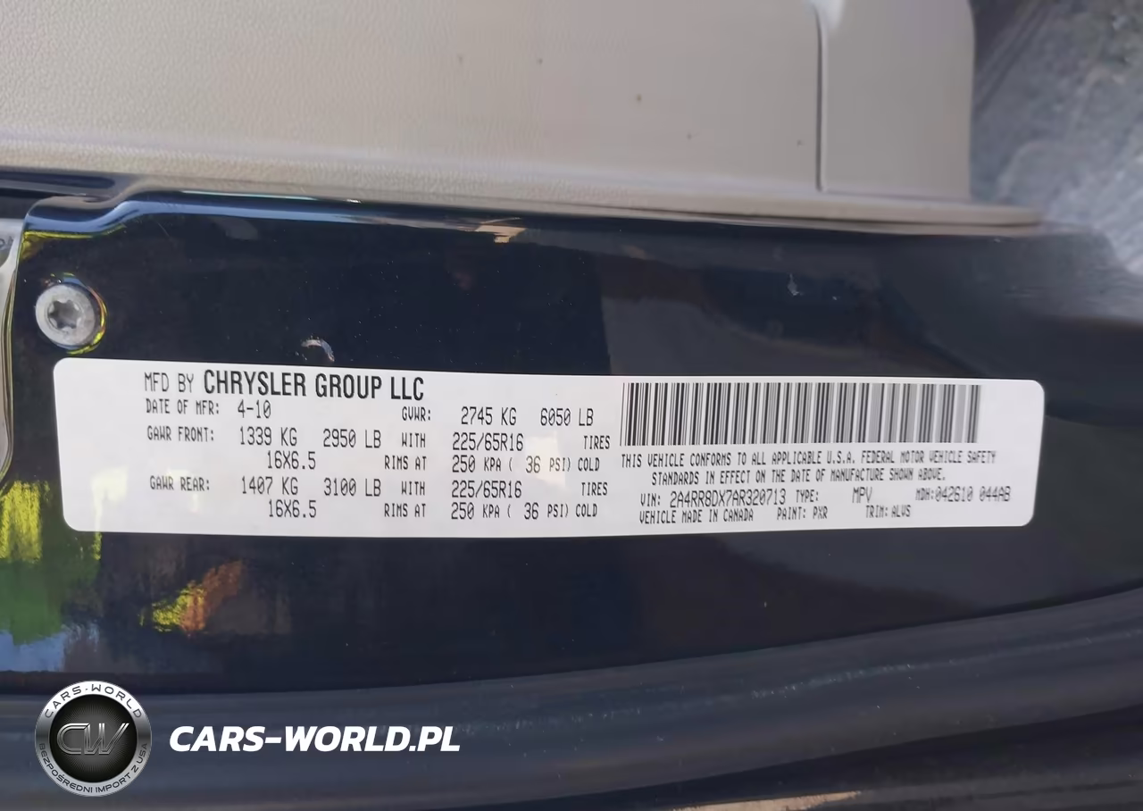2010 Chrysler Town & Country Touring Plus VIN:2A4RR8DX7AR320713 - 9