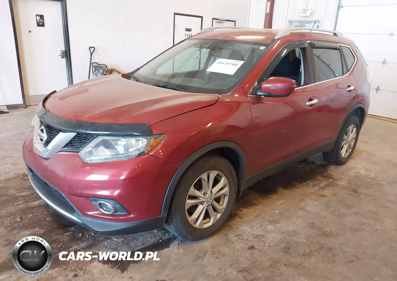 2016 Nissan Rogue S-Sl-Sv VIN:5N1AT2MV7GC891762 - 2