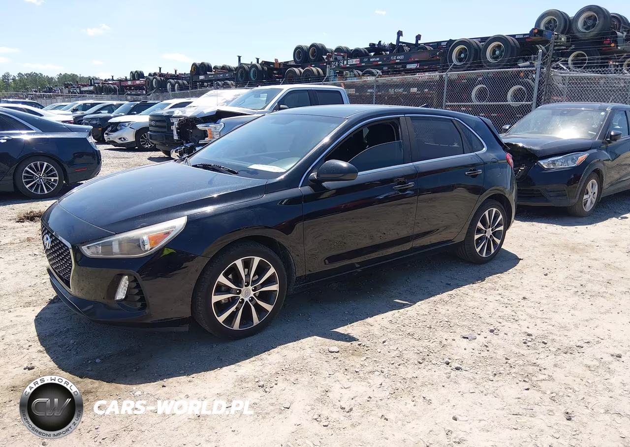 2018 Hyundai Elantra Gt VIN:KMHH35LE2JU025552 - 2