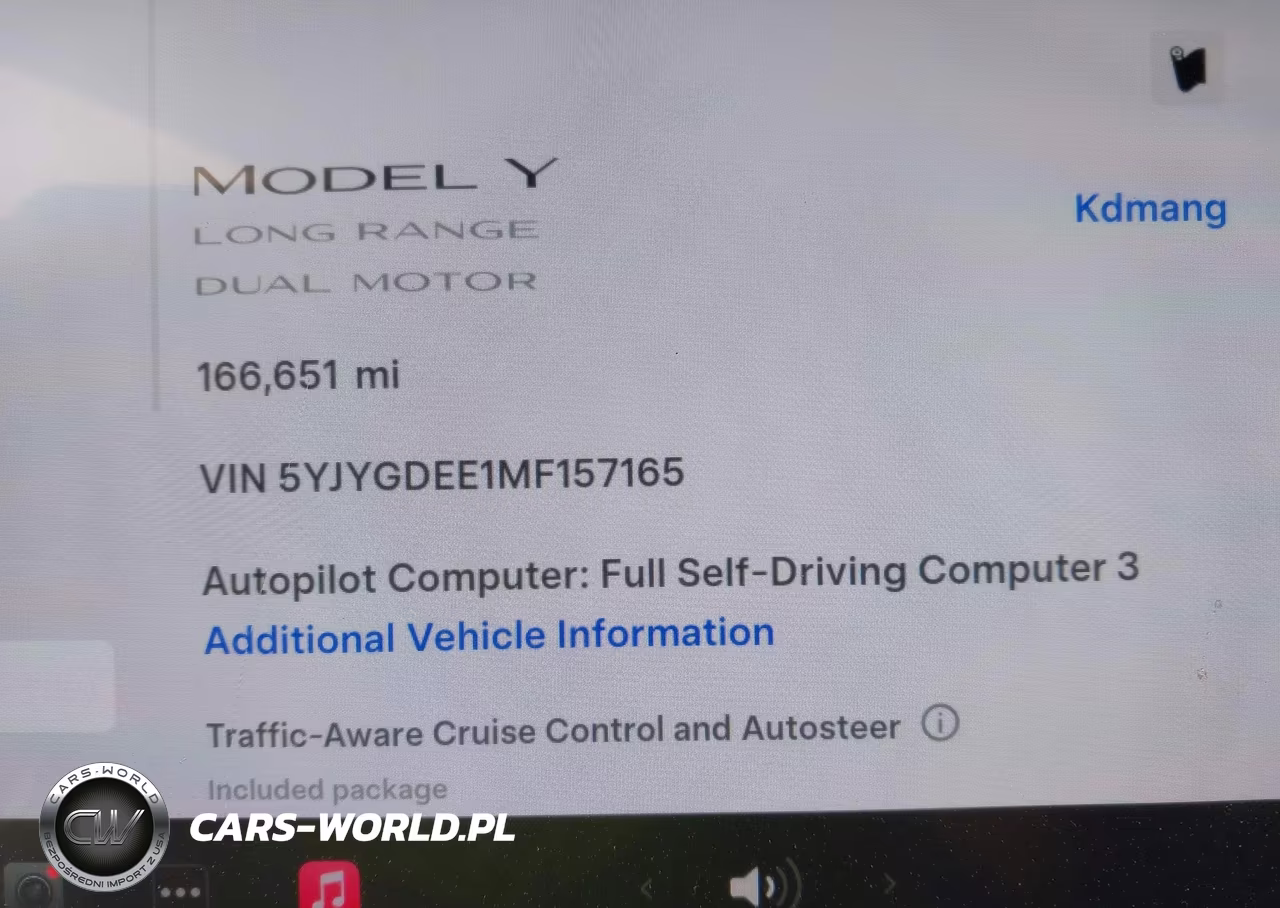 2021 Tesla Model Y Long Range Dual Motor All-Wheel Drive VIN:5YJYGDEE1MF157165 - 7