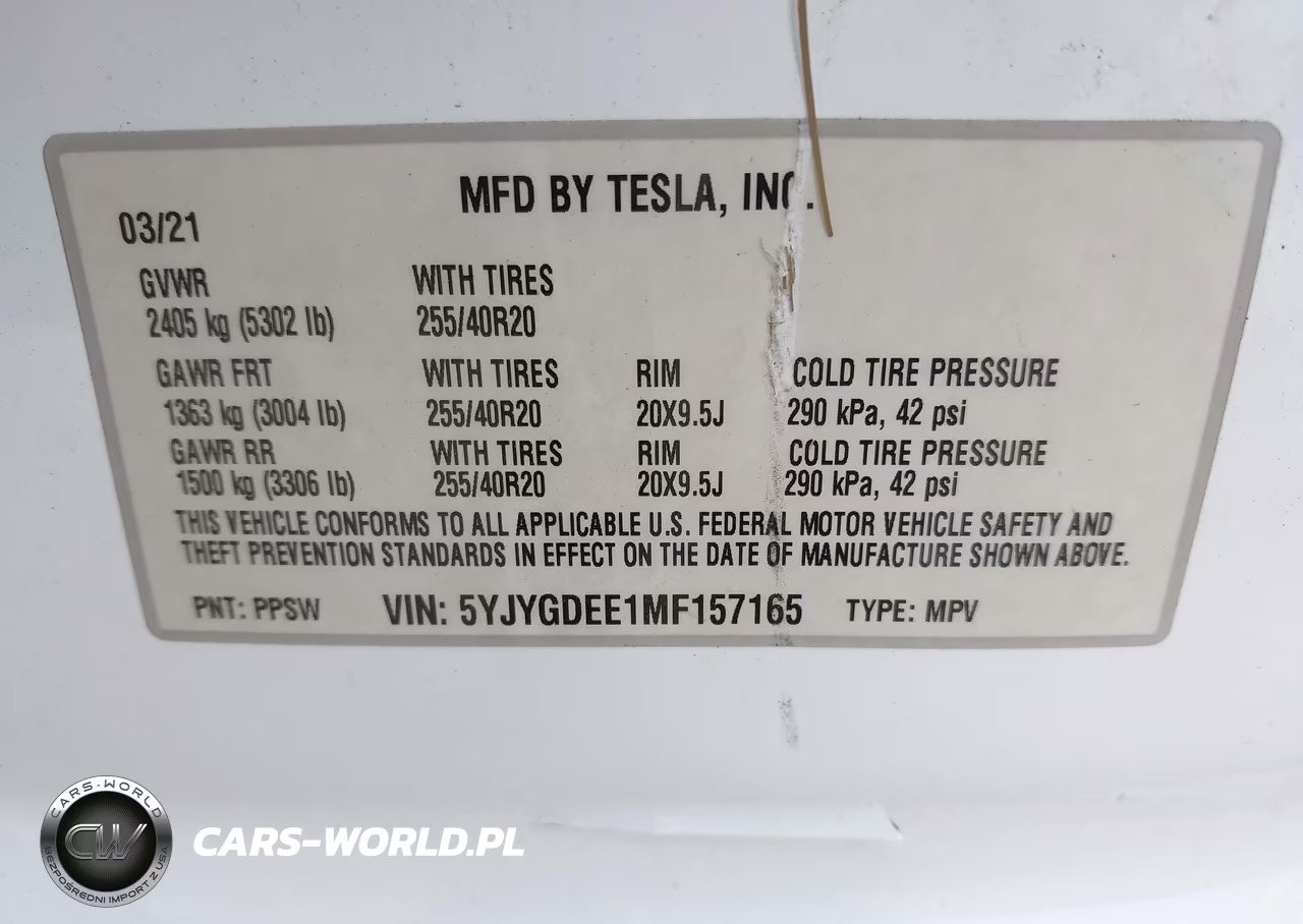 2021 Tesla Model Y Long Range Dual Motor All-Wheel Drive VIN:5YJYGDEE1MF157165 - 9