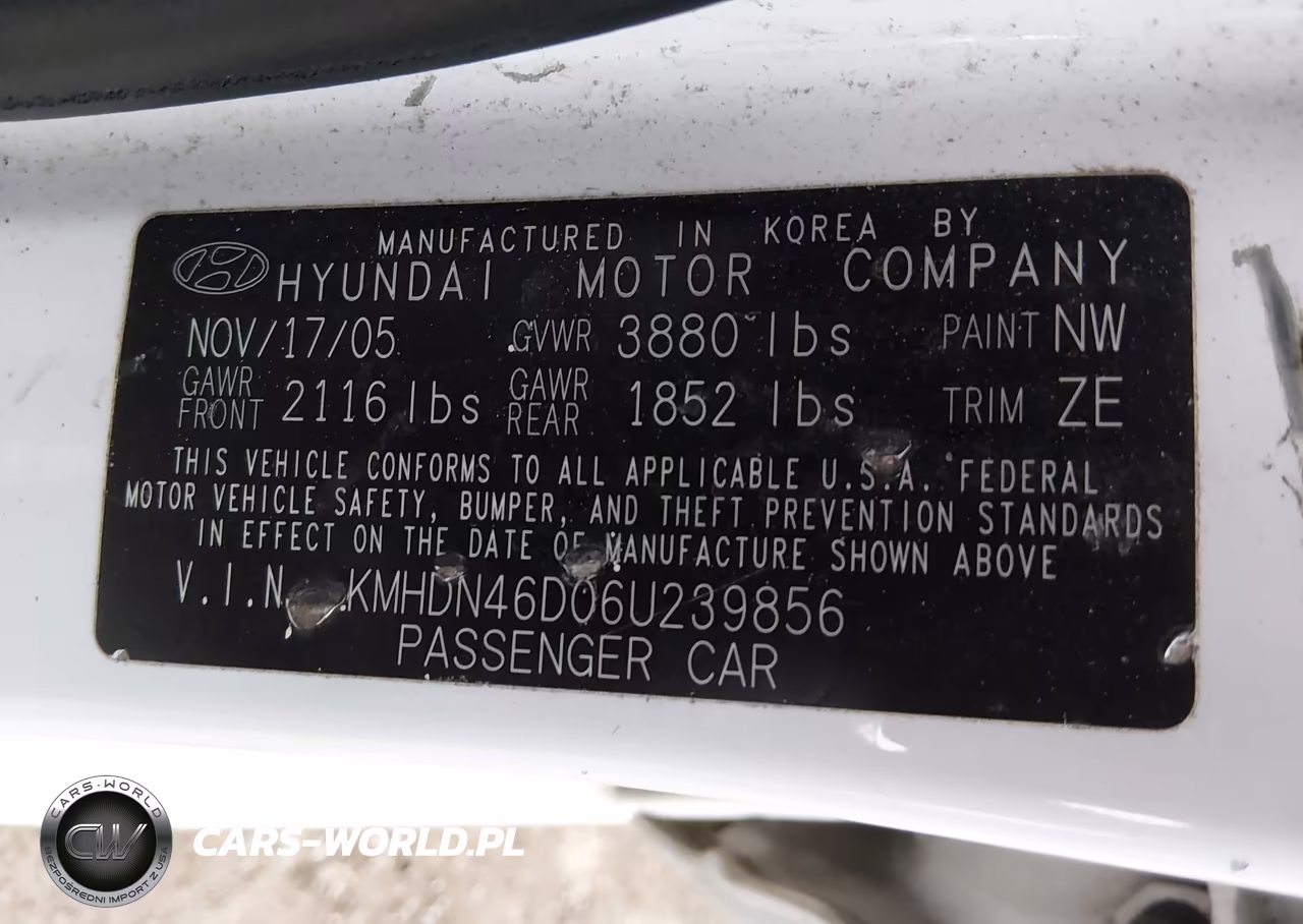 2006 Hyundai Elantra Gls-Limited VIN:KMHDN46D06U239856 - 9