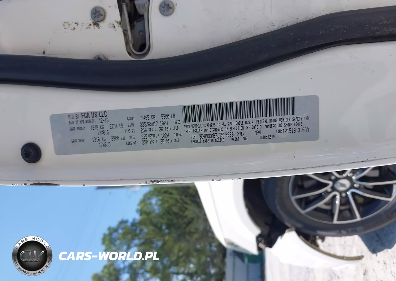 2018 Dodge Journey Se VIN:3C4PDCAB7JT535299 - 9