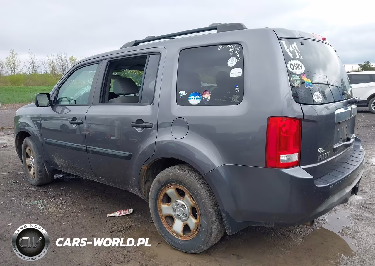 2014 Honda Pilot Lx VIN:5FNYF4H23EB025952 - 3