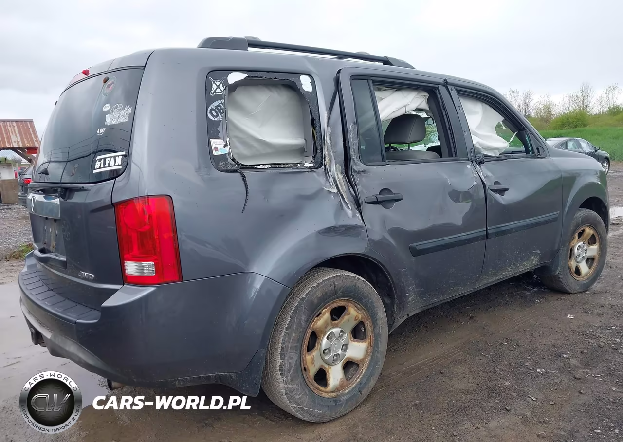 2014 Honda Pilot Lx VIN:5FNYF4H23EB025952 - 4