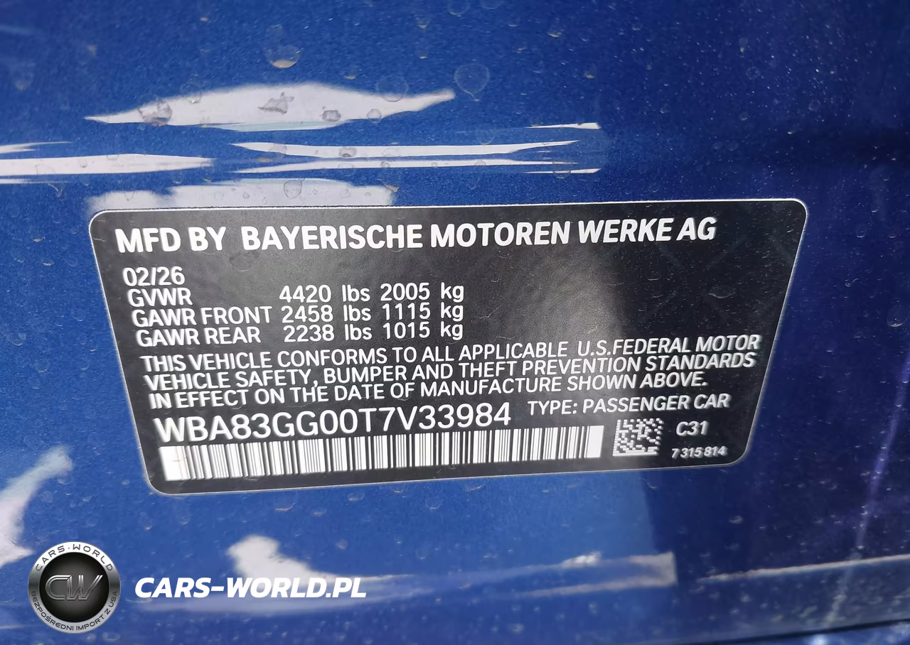 2026 BMW 228 Gran Coupe VIN:WBA83GG00T7V33984 - 9