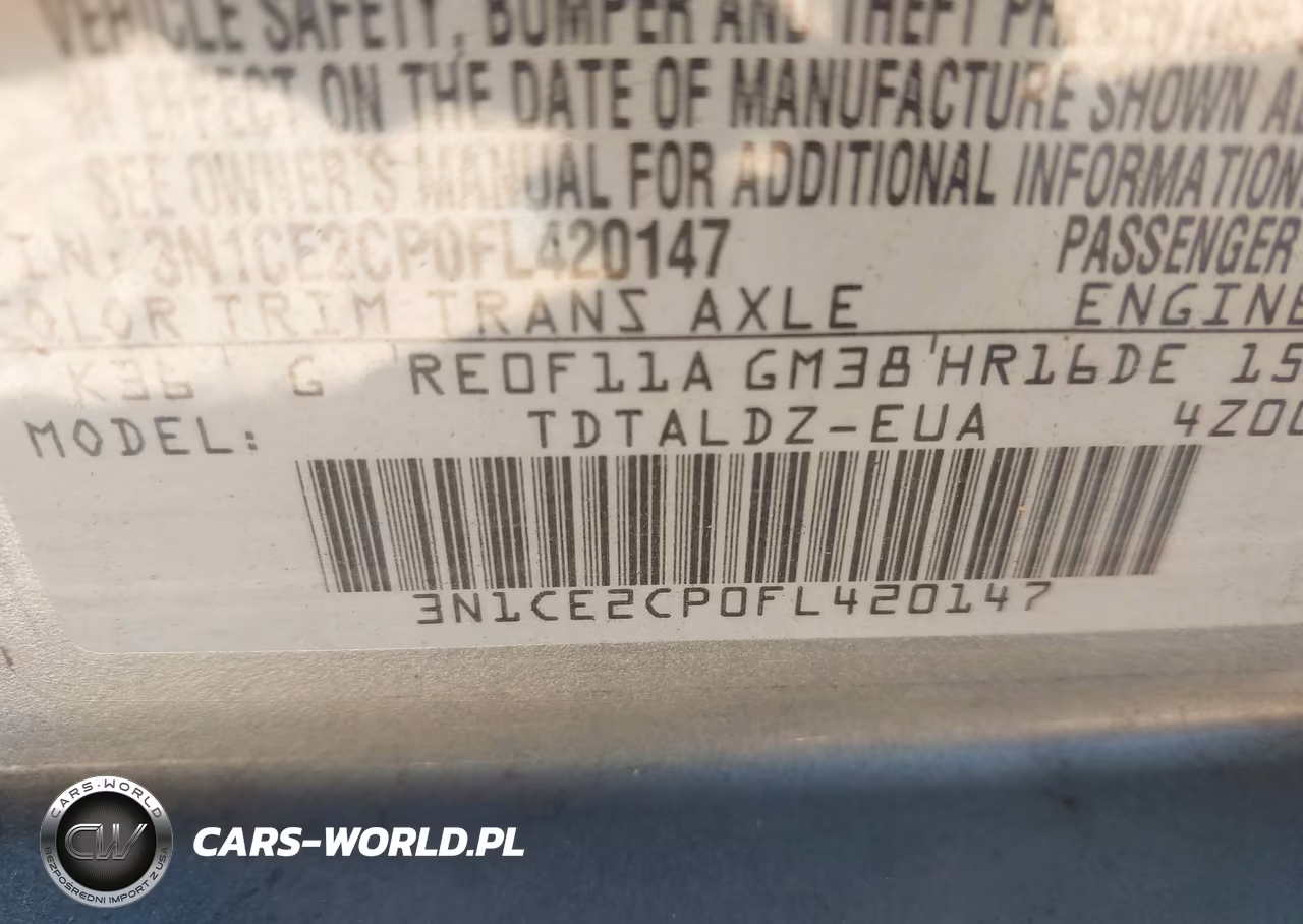 2015 Nissan Versa Note Sv VIN:3N1CE2CP0FL420147 - 9