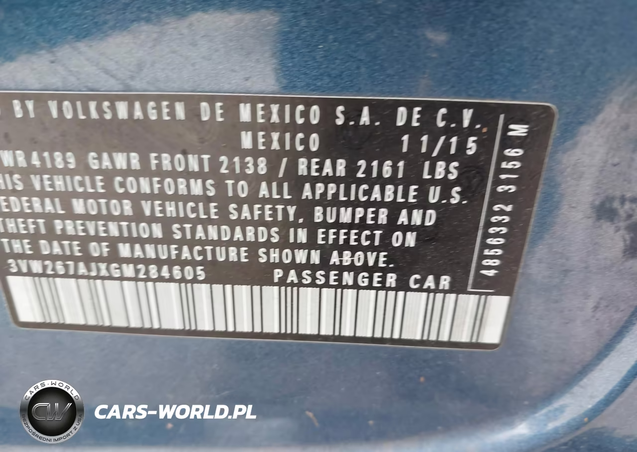 2016 Volkswagen Jetta 1.4T S VIN:3VW267AJXGM284605 - 9