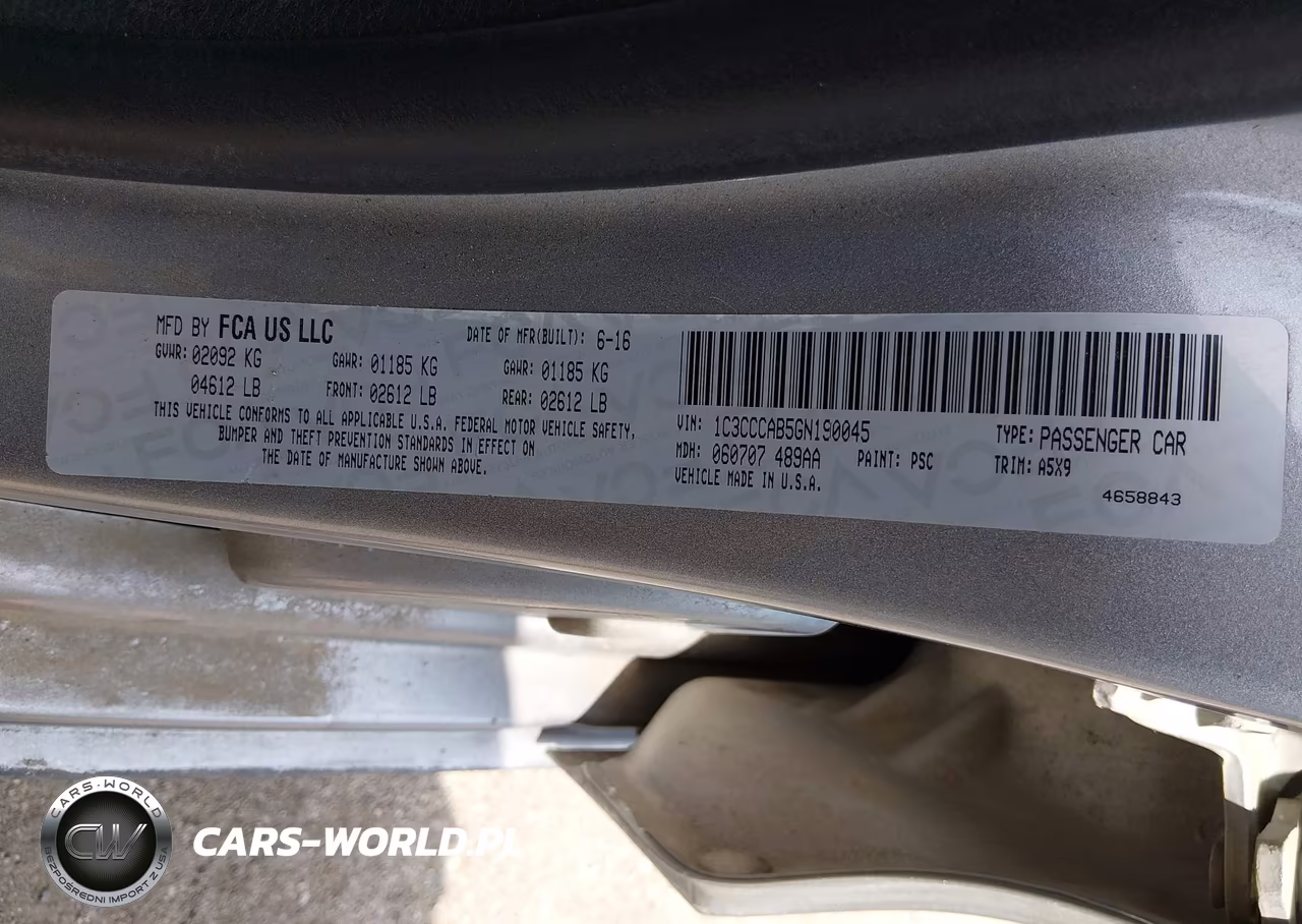 2016 Chrysler 200 Limited VIN:1C3CCCAB5GN190045 - 9