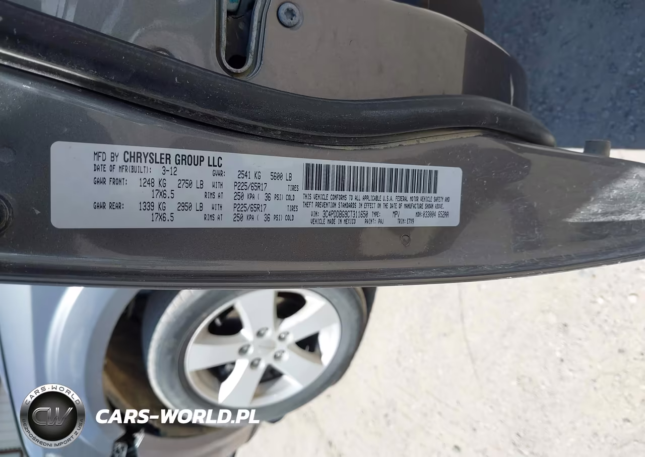 2012 Dodge Journey Sxt VIN:3C4PDDBG9CT311650 - 9