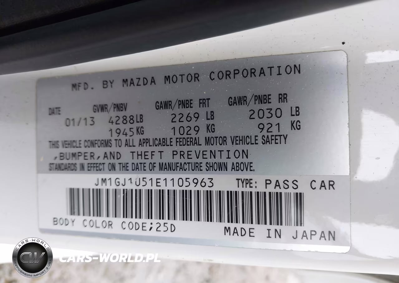 2014 Mazda Mazda6 I Sport VIN:JM1GJ1U51E1105963 - 9