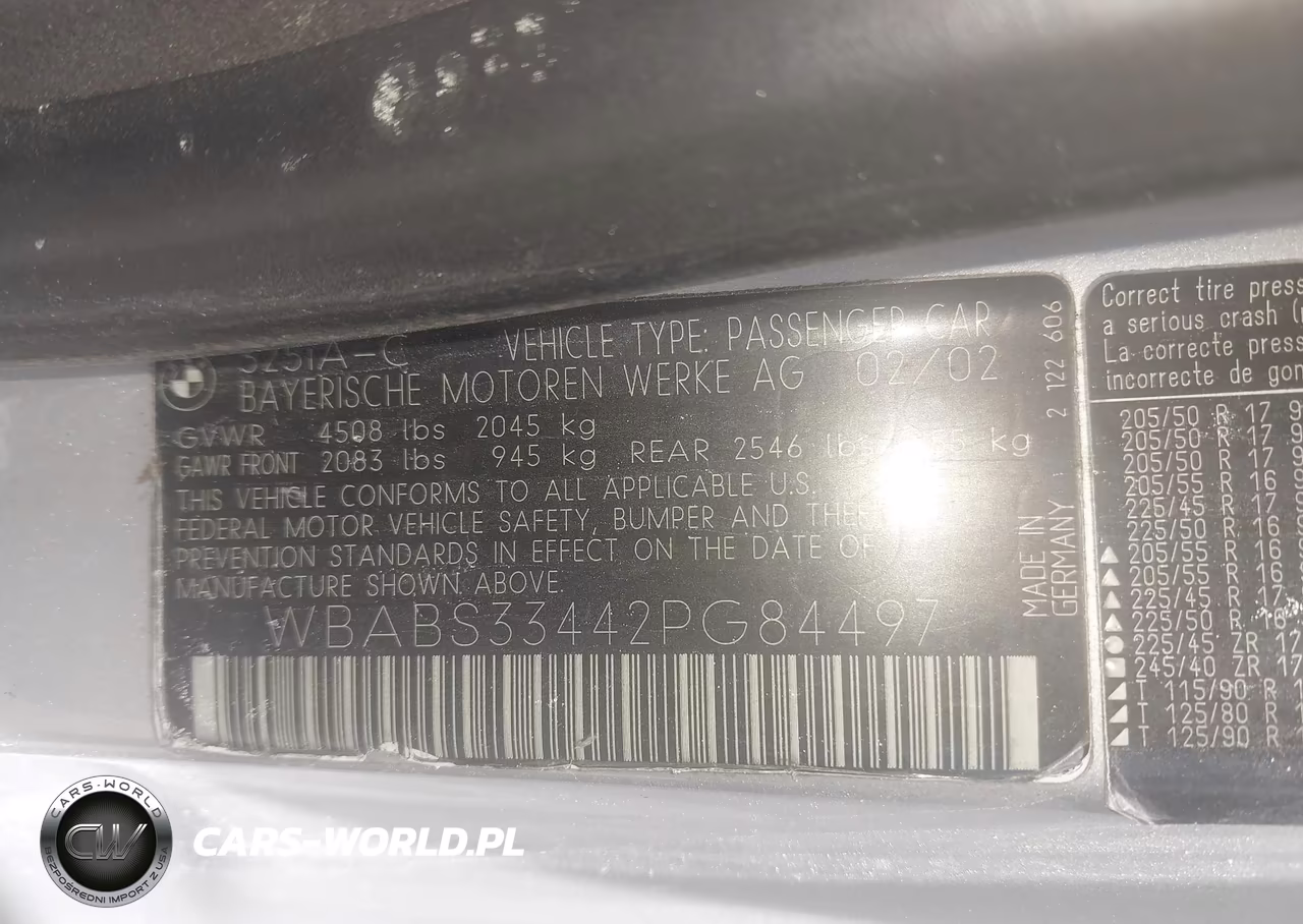 2002 BMW 325Ci VIN:WBABS33442PG84497 - 9