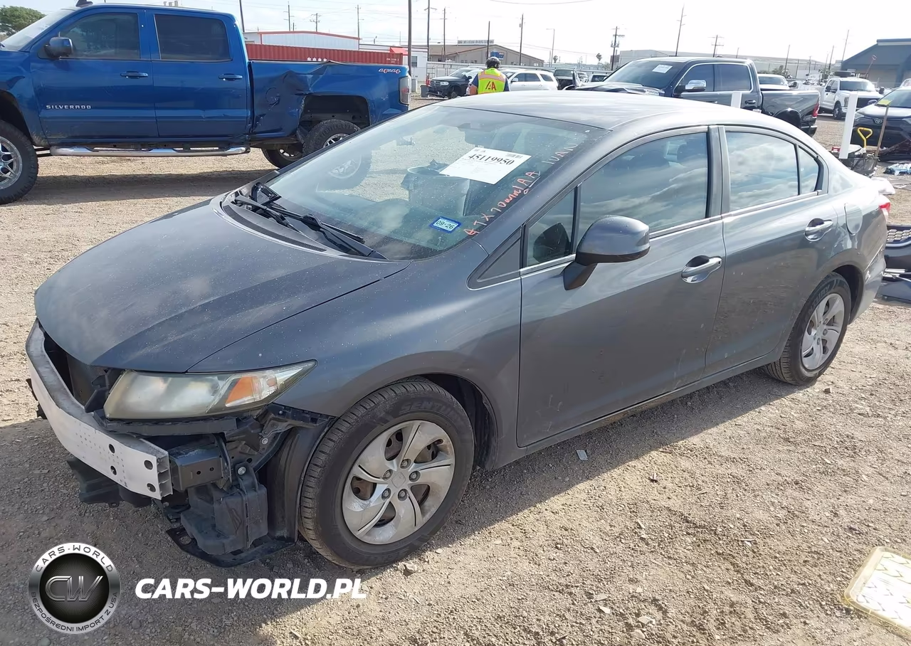 2013 Honda Civic Lx VIN:2HGFB2F58DH570219 - 2