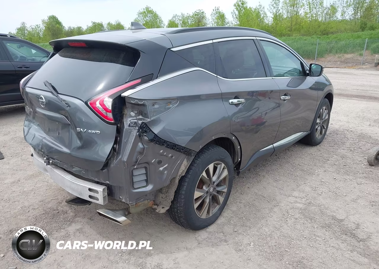 2017 Nissan Murano Sv VIN:5N1AZ2MH9HN114353 - 4