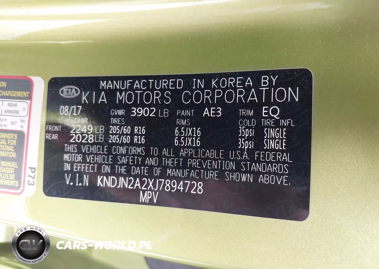 2018 Kia Soul VIN:KNDJN2A2XJ7894728 - 9