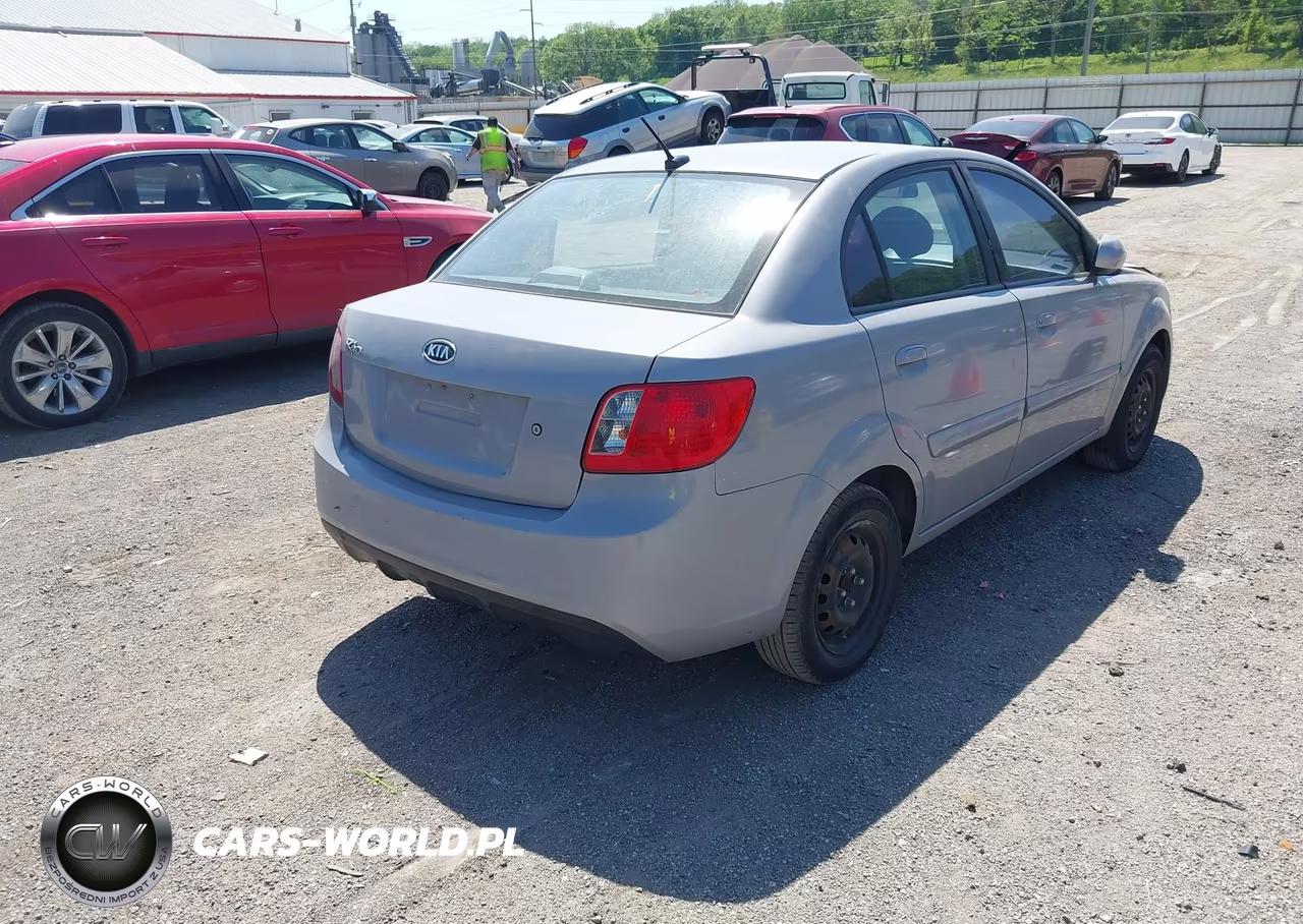 2011 Kia Rio Lx VIN:KNADH4A30B6910691 - 4