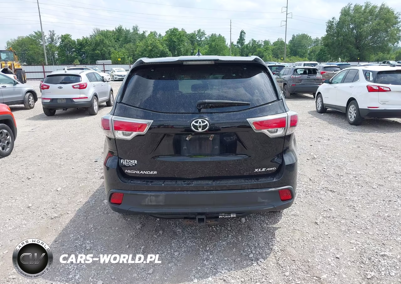 2016 Toyota Highlander Xle V6 VIN:5TDJKRFH0GS327327 - 16