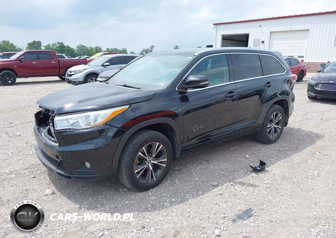 2016 Toyota Highlander Xle V6 VIN:5TDJKRFH0GS327327 - 2