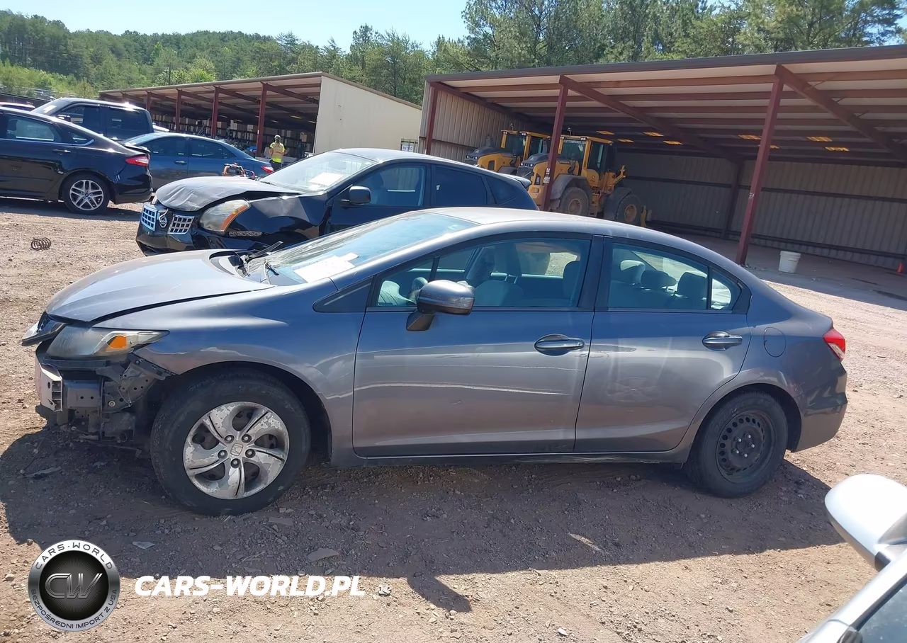 2014 Honda Civic Lx VIN:19XFB2F51EE004740 - 15