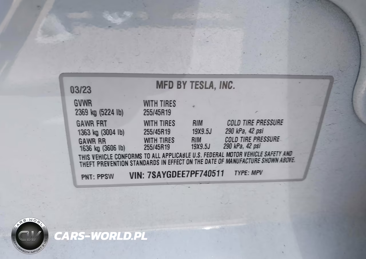 2023 Tesla Model Y Awd-Long Range Dual Motor All-Wheel Drive VIN:7SAYGDEE7PF740511 - 9